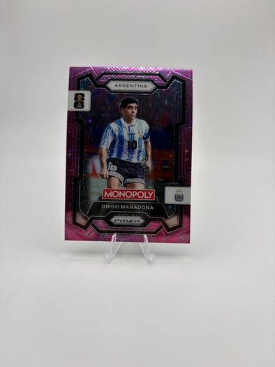 Panini Monopoly Maradona Pink Parrallel