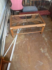 Coffee Table with Glass Top