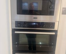 Zanussi twin oven and zanussi microwave all integrated in immaculate condition,been sold due to renovations