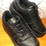 Kappa Boys/Girls Lace Padded Cushioned La Morra Black Leather Trainers Shoes Children's UK11 EUR29   S-B Image 2
