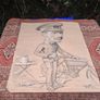 WW1 Original Large Charcoal and Chalk Caricature Image 4