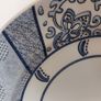 Fabulous & Unusual Large Blue and White 12.5" Charger or Display Plate by Wood & Sons in the Aesthetic Movement Inspired "Arabesque" Pattern Image 3