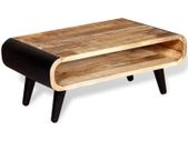 Coffee Table Rough Mango Wood 90x55x39 cm