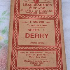 Ordnance Survey Map of Derry Layered Edition (Sheet 1 of the Series)