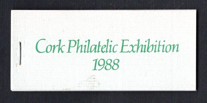 1988 Ireland Cork Philatelic Exhibition Booklet . Contains 2 X 24p 150th of 1st Passenger Steamship Crossing Commemorative Stamps No 271