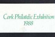 1988 Ireland Cork Philatelic Exhibition Booklet . Contains 2 X 24p 150th of 1st Passenger Steamship Crossing Commemorative Stamps No 271