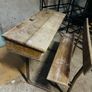 Vintage Schol Desk In Original Condition Image 3