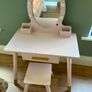 Children's Vanity Table and Stool Image 2