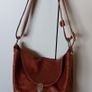 Vintage 'Marino Orlandi' Hobo Leather Bucket Bag Image 3