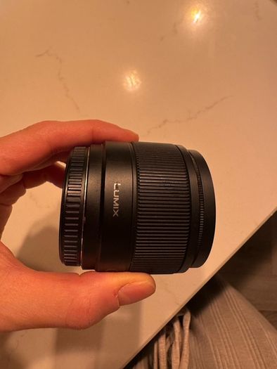 Panasonic Lumix 25mm F1.7, H-H025E-K Prime Lens, Black, Micro 4/3 Mount, Compatible Panasonic and Olympus