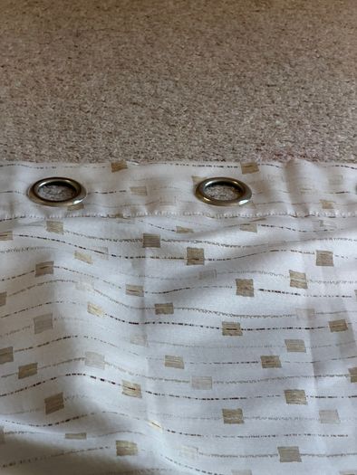 Cream Eyelet Curtains