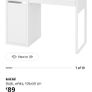 Desk Micke Ikea Image 3
