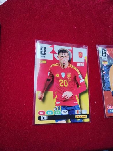 2 Pedri Panini World Cup Football cards