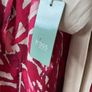 dress Bnwt Hoss dress size 40(12) 100% cotton beige & wine summer dress Image 4