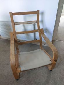 Poang Ikea Oak Chair Frame