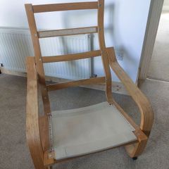 Poang Ikea Oak Chair Frame