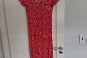Miss Selfridge red polka dot dress