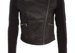 Only Ozzy Black Biker jacket Leatherette Perfect condition size UK10 EUR38 Postage included