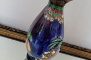 Rare - handpainted "woodland" vase signed by F.X.Abraham