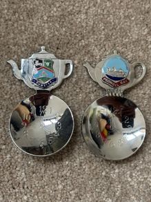 A Pair of Vintage Souvenir Caddy Spoons