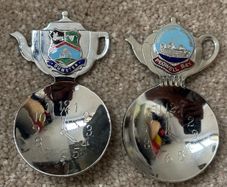 A Pair of Vintage Souvenir Caddy Spoons