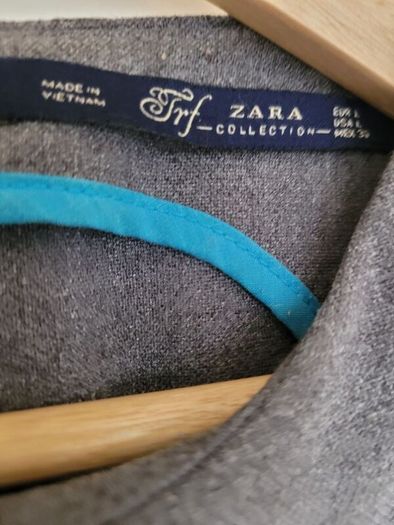 Grey Zara a-line dress with pockets