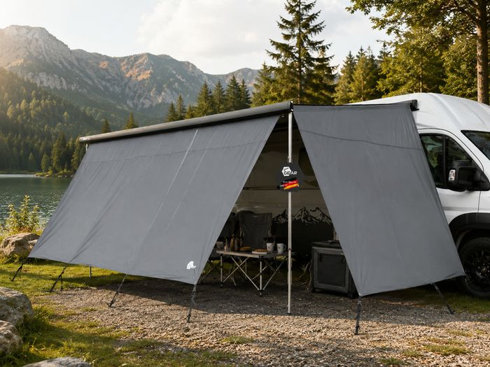 Campervan & Motorhome Awning Privacy Wall Set 280 x 200 cm