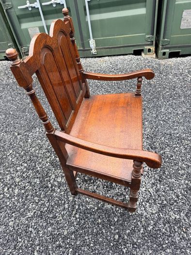 Antique table and 6 chairs