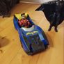 Batman Movie Batmant with popout wings including Robin  and Joker figures and Batmobile Image 2