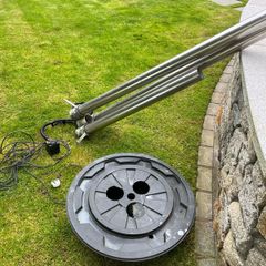 stainless steel water feature