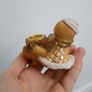 Small Teddy Christmas Candle Holder Image 2