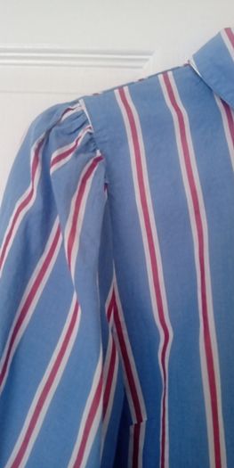 Blue striped cotton shirt size XS