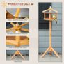Wooden Bird Table Feeder Station (FREE SHIPPING) Image 4