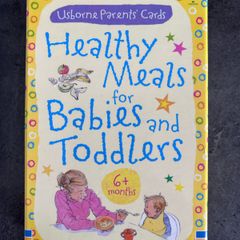 usborne  healthy meals cards