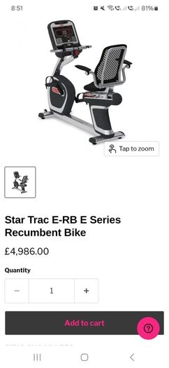 Warehouse Clearance Startrac Recumbent Bikes