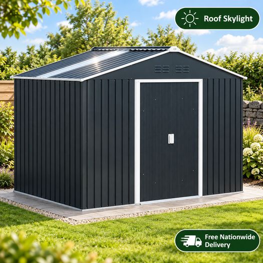 Metal Shed Skylight & Floor Frame 9.1 X 6.4 ft