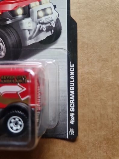Matchbox Scrambulance 4x4 diecast collectable