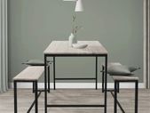 3 Piece Dining Table & Bench Set  FREE DELIVERY