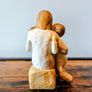 Willow Tree "Quietly" Figurine by Susan Lordi (Mother & Two Children) Image 4