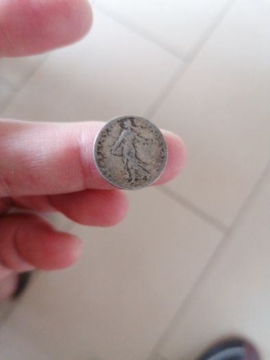 1898 France Silver 50 Centimes Coin