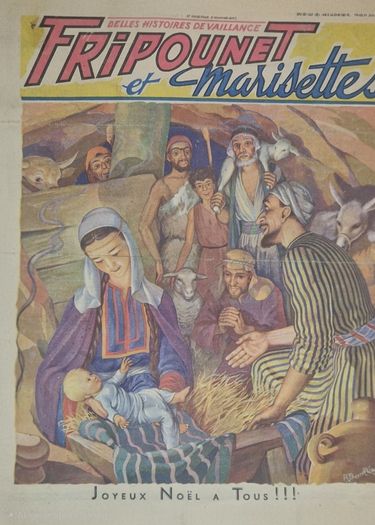 17x rare 1950 fripounet & marisette - inc. christmas eve issue #52