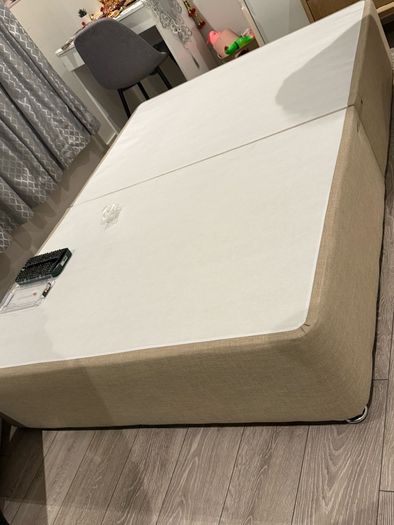 Double bed with mattress