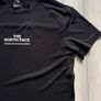 North Face Womens Black Crop Top Gym Shirt Size Medium Image 3