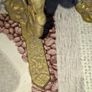 2 Vintage Bronze/Brass Dragon Wall Hooks Ornate Coat Hooks Hat Rack Farmhouse Home Decor Image 3
