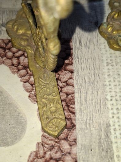 2 Vintage Bronze/Brass Dragon Wall Hooks Ornate Coat Hooks Hat Rack Farmhouse Home Decor