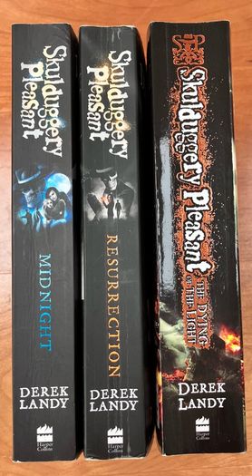 Skulduggery Pleasant Books 9,10&11 by Derek Landy