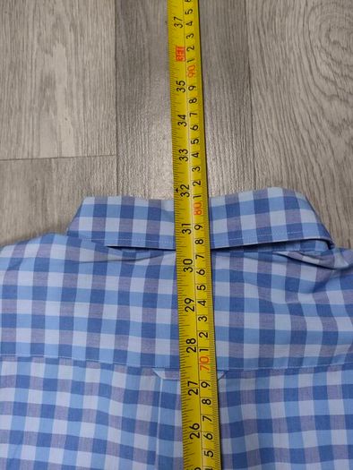 Gant Button Down Check Short Sleeve Shirt Mens Medium