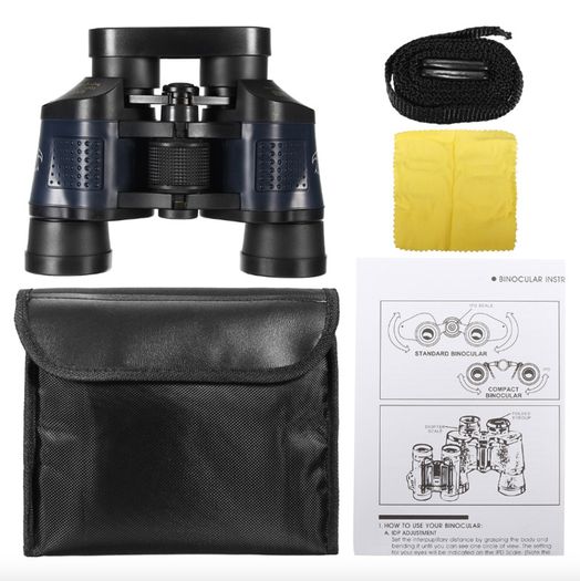 New Telescope 60X60 HD Binoculars High Clarity 10000M High Power For Outdoor Hunting Optical Lll Night Vision binocular Fixed Zoom
