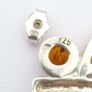 Natural Baltic Amber On Sterling Silver Stud Earrings Image 4