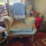 Antique Couch & Armchair Image 5